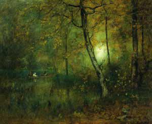 George Inness Pool in the Woods china oil painting image